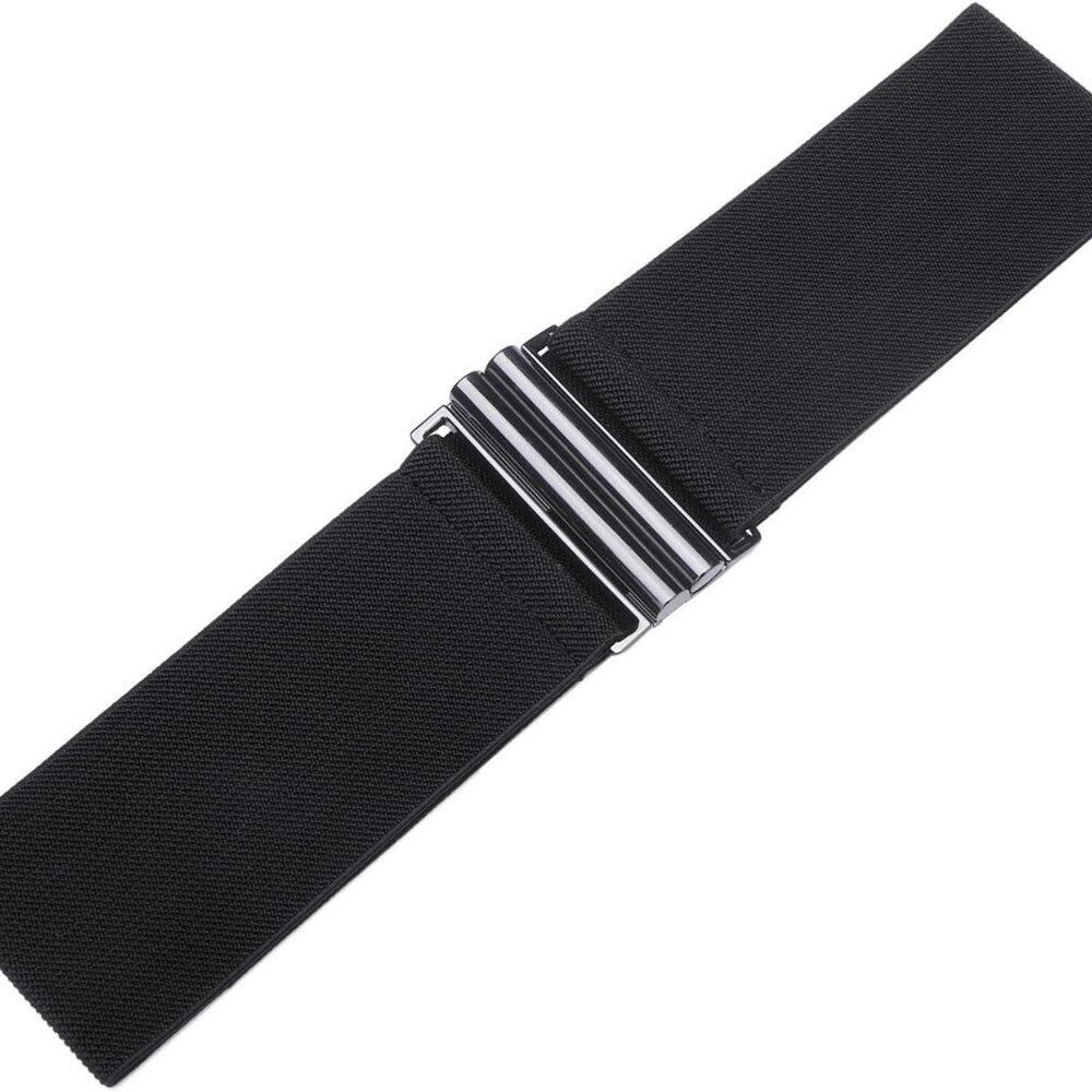 Womens Wide Elastic Waist Belt Cinch Belt Trimmer Stretch Waistband - Picture 5 of 7